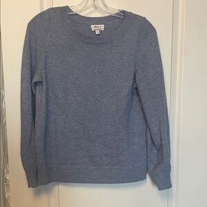 Reitmans Heather Blue Crew Neck Sweater